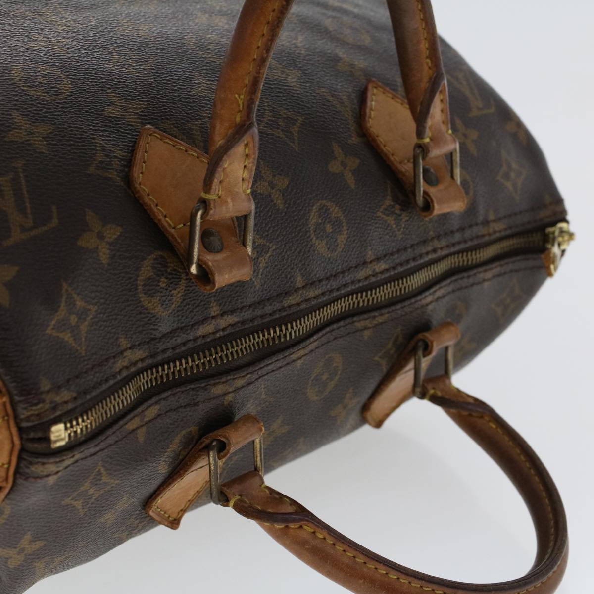 LOUIS VUITTON Monogram Speedy 30 Hand Bag M41526 LV 46489