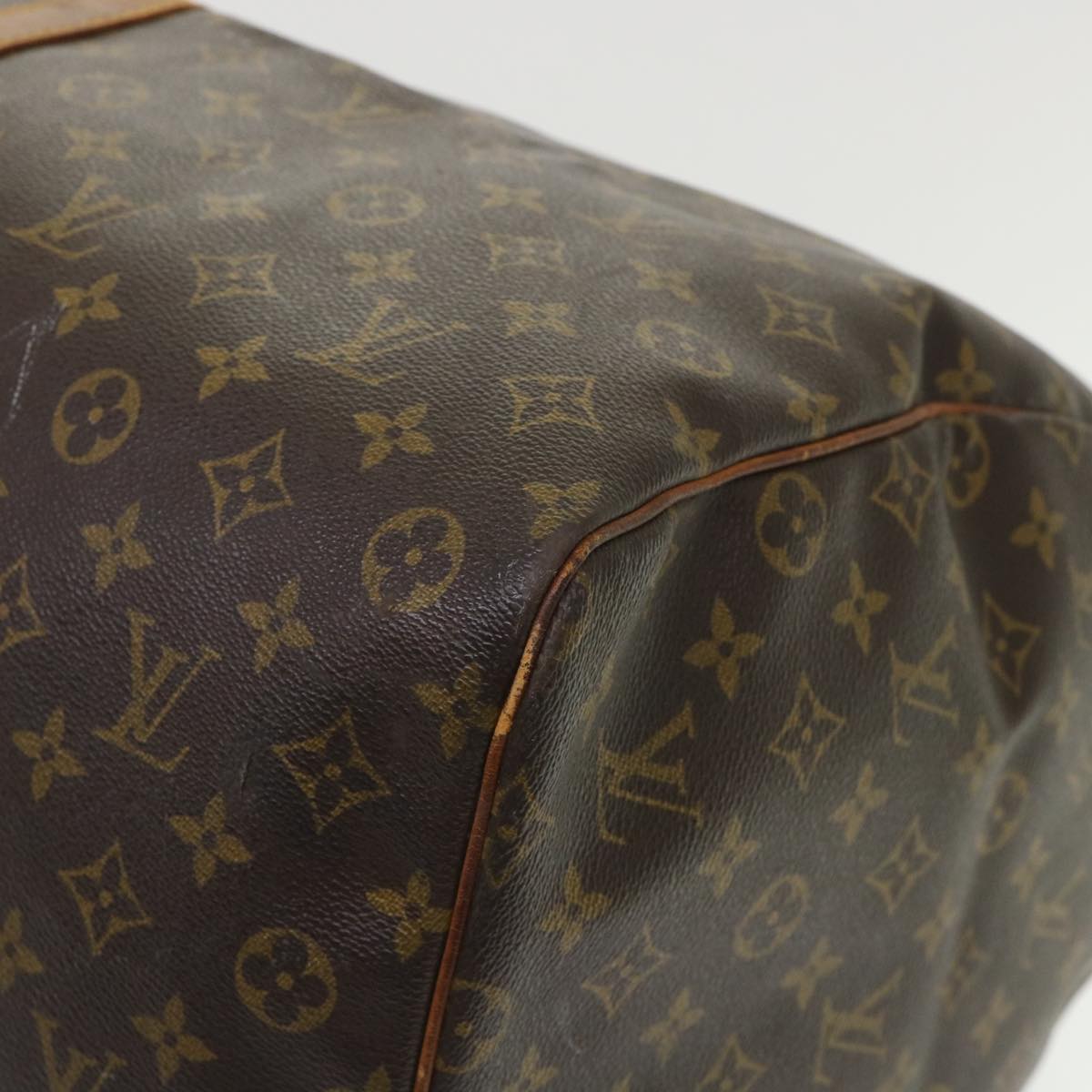 LOUIS VUITTON Monogram Keepall 60 Boston Bag M41422 LV 46522