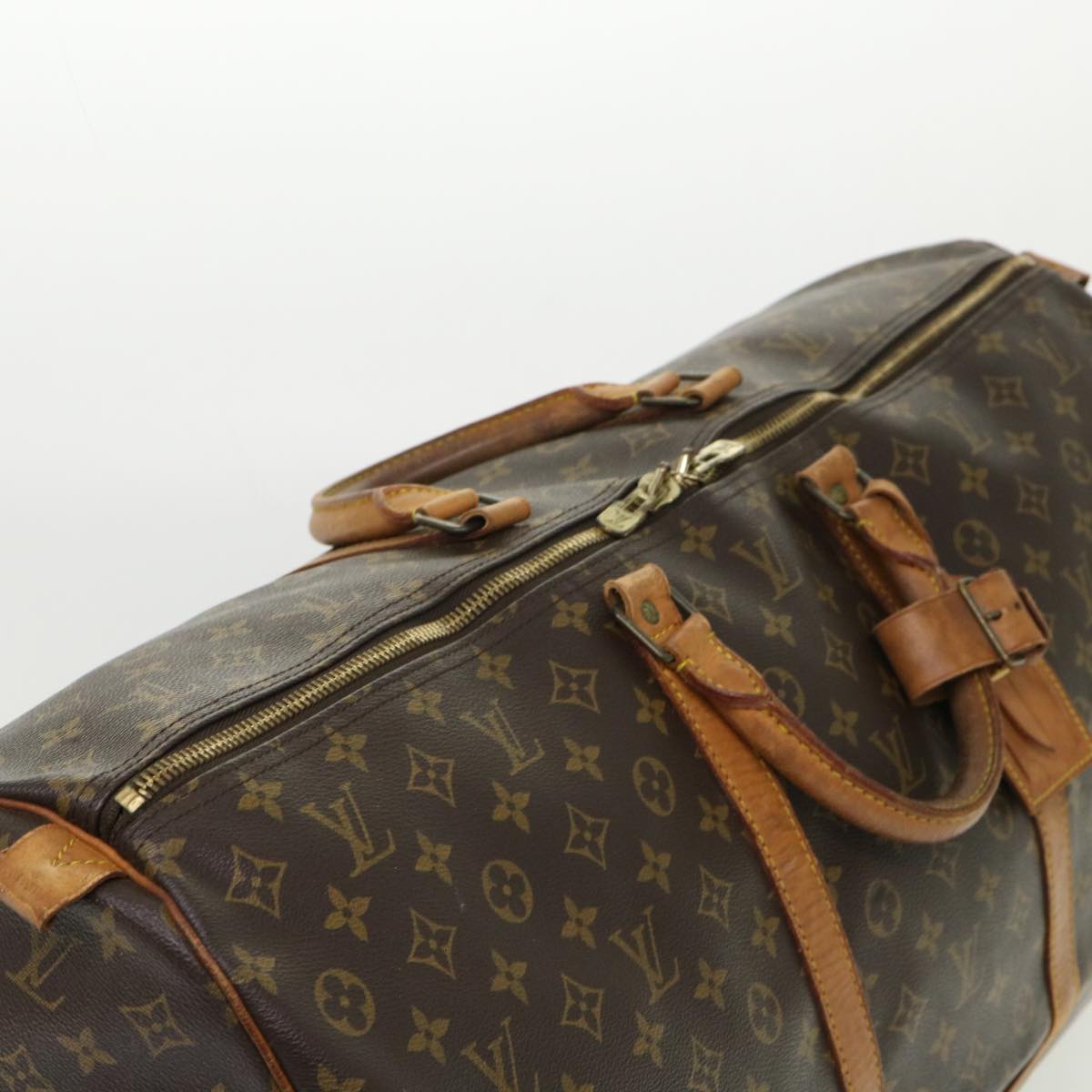 LOUIS VUITTON Monogram Keepall 60 Boston Bag M41422 LV 46522