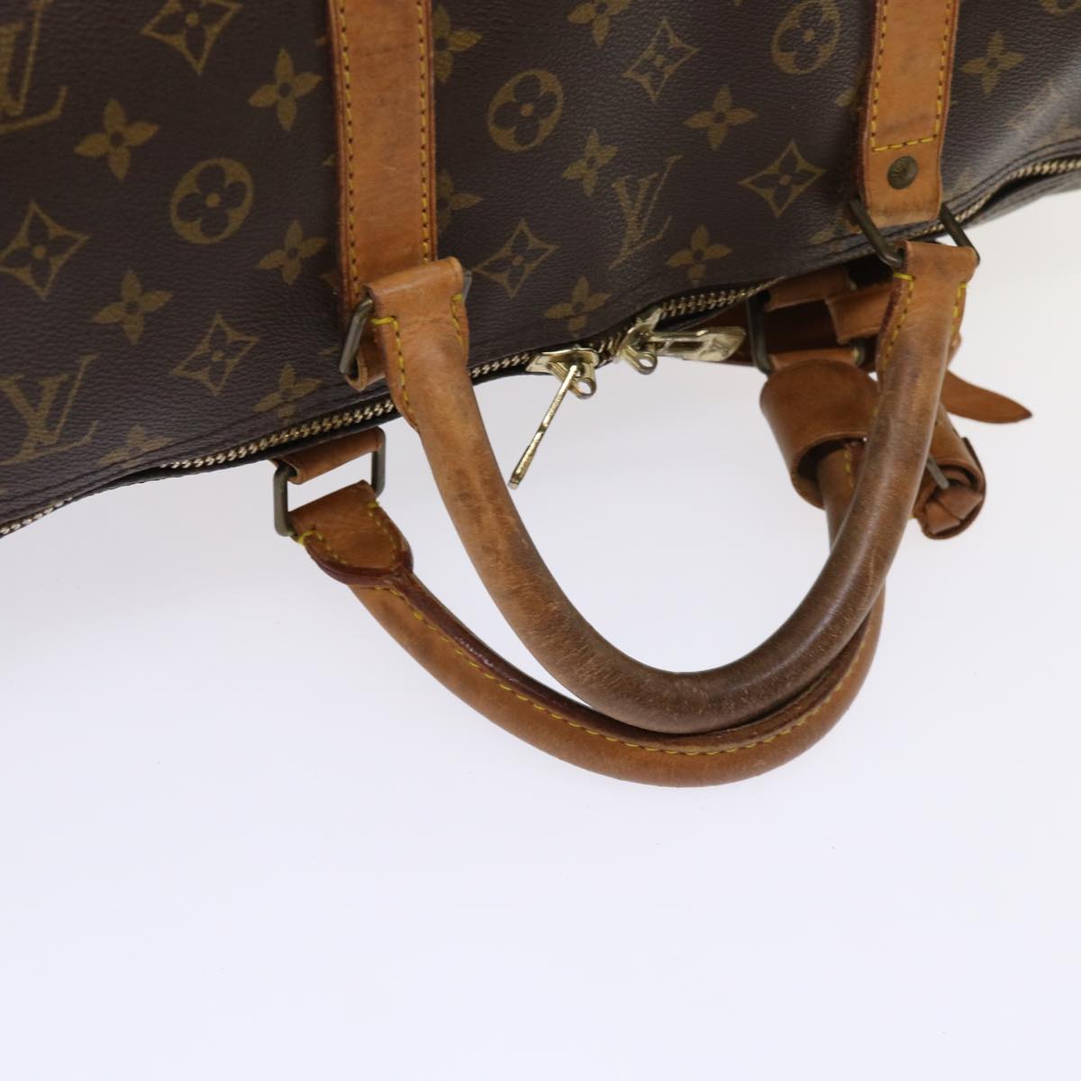 LOUIS VUITTON Monogram Keepall 60 Boston Bag M41422 LV 46522