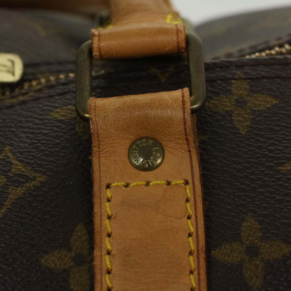 LOUIS VUITTON Monogram Keepall Bandouliere 60 Boston Bag M41412 LV 46530