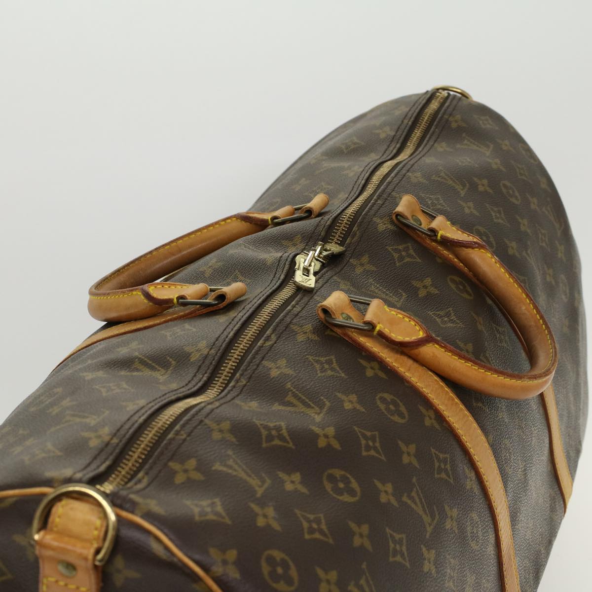 LOUIS VUITTON Monogram Keepall Bandouliere 60 Boston Bag M41412 LV 46530