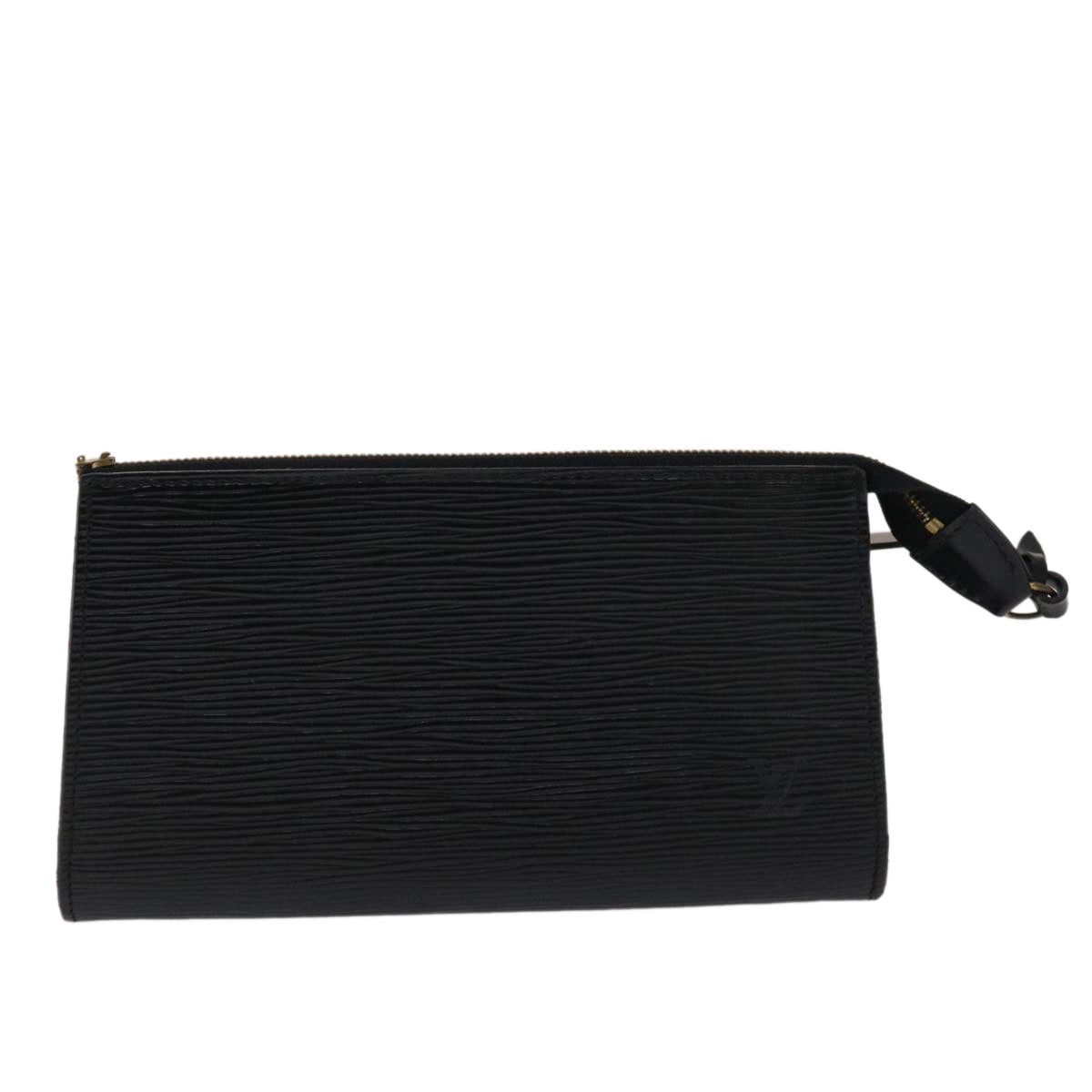 LOUIS VUITTON Epi Pochette Accessoires Pouch Black M52982 LV 46532