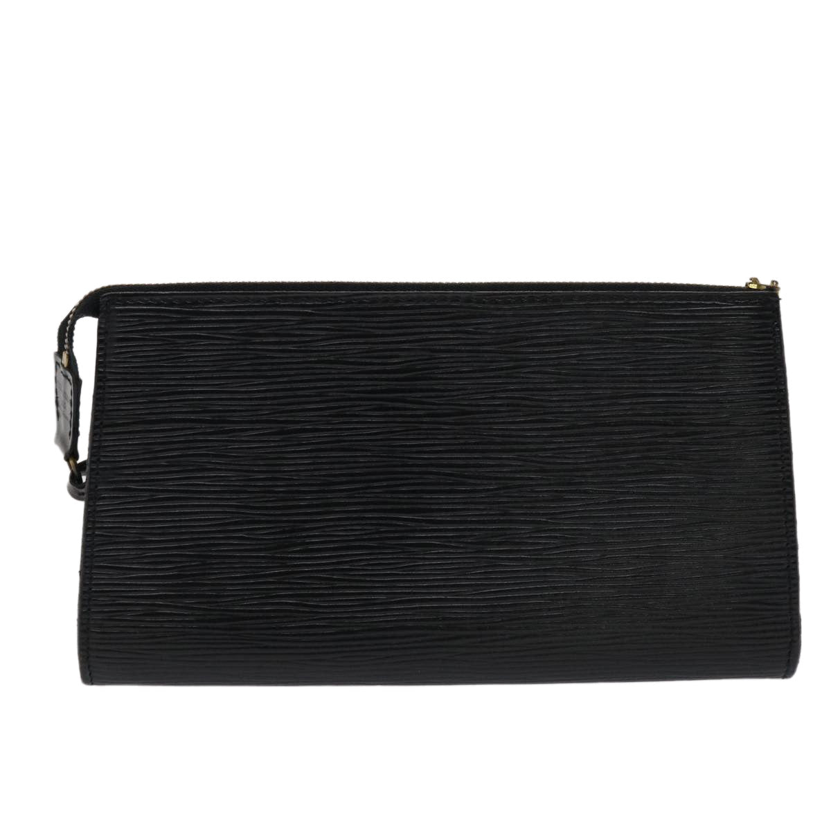 LOUIS VUITTON Epi Pochette Accessoires Pouch Black M52982 LV 46532