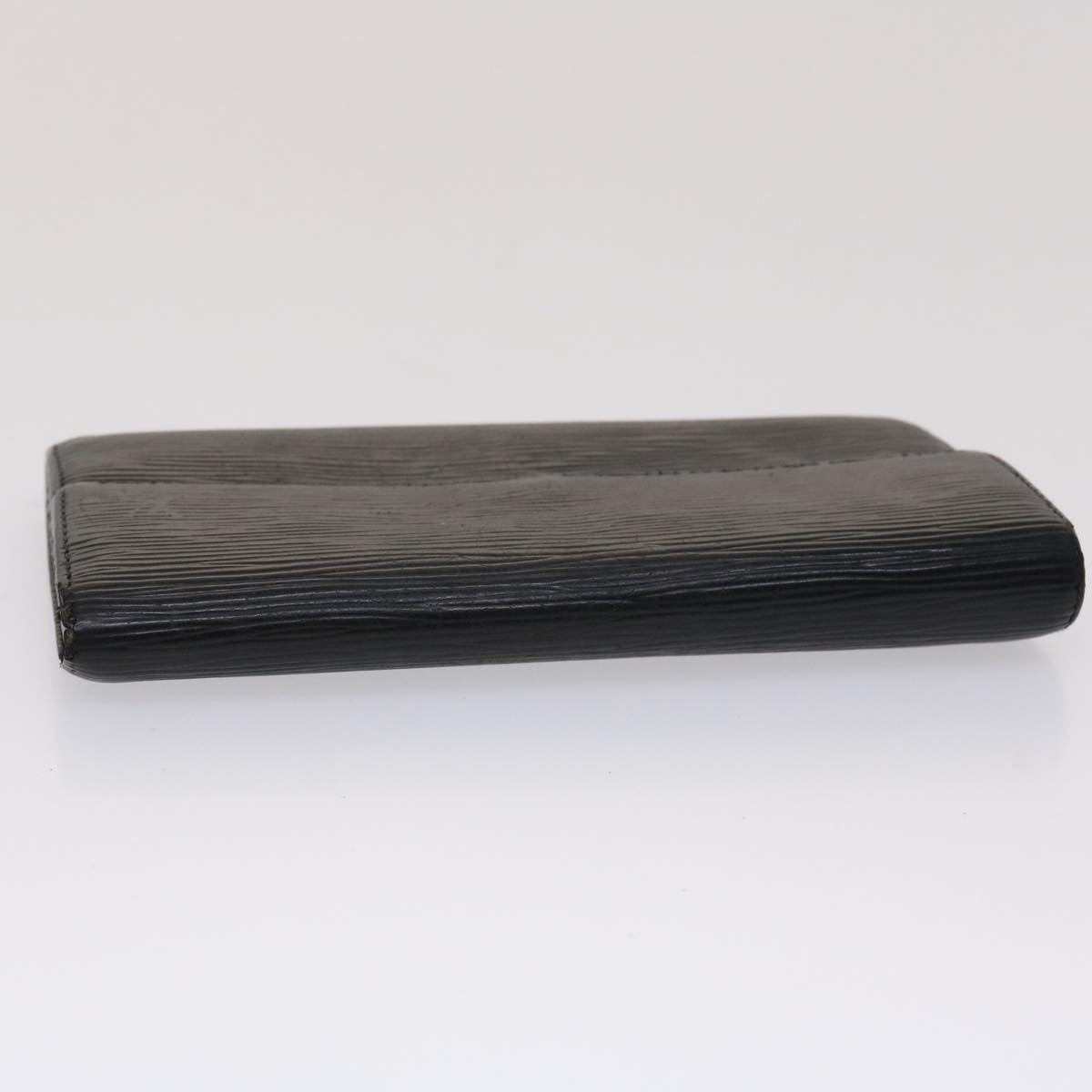 LOUIS VUITTON Epi Portefeuille Sarah Long Wallet Black M63742 LV 46534
