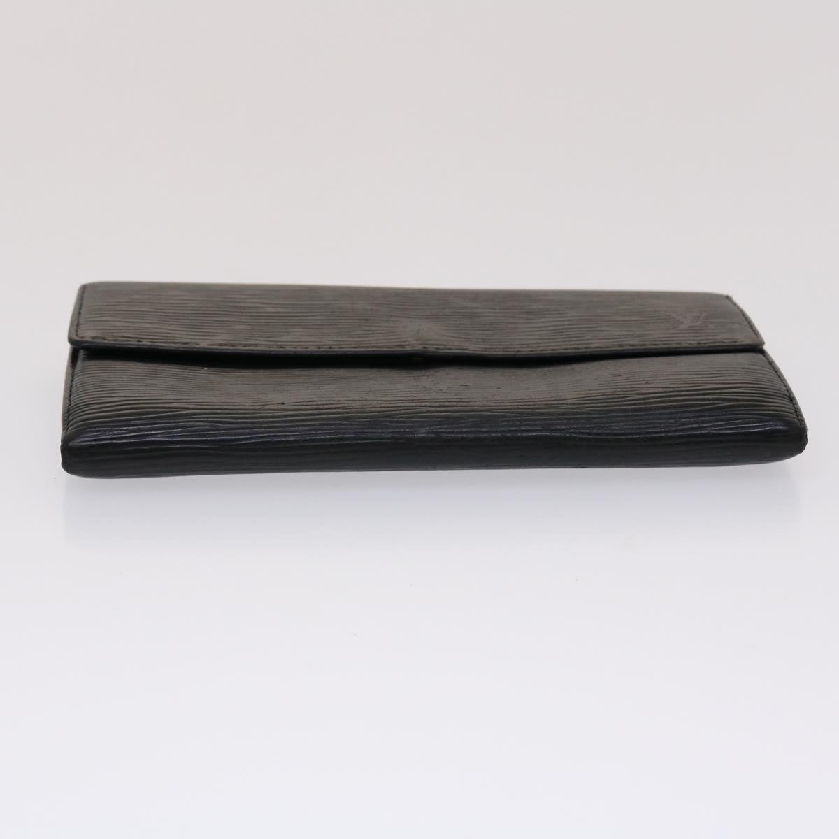 LOUIS VUITTON Epi Portefeuille Sarah Long Wallet Black M63742 LV 46534