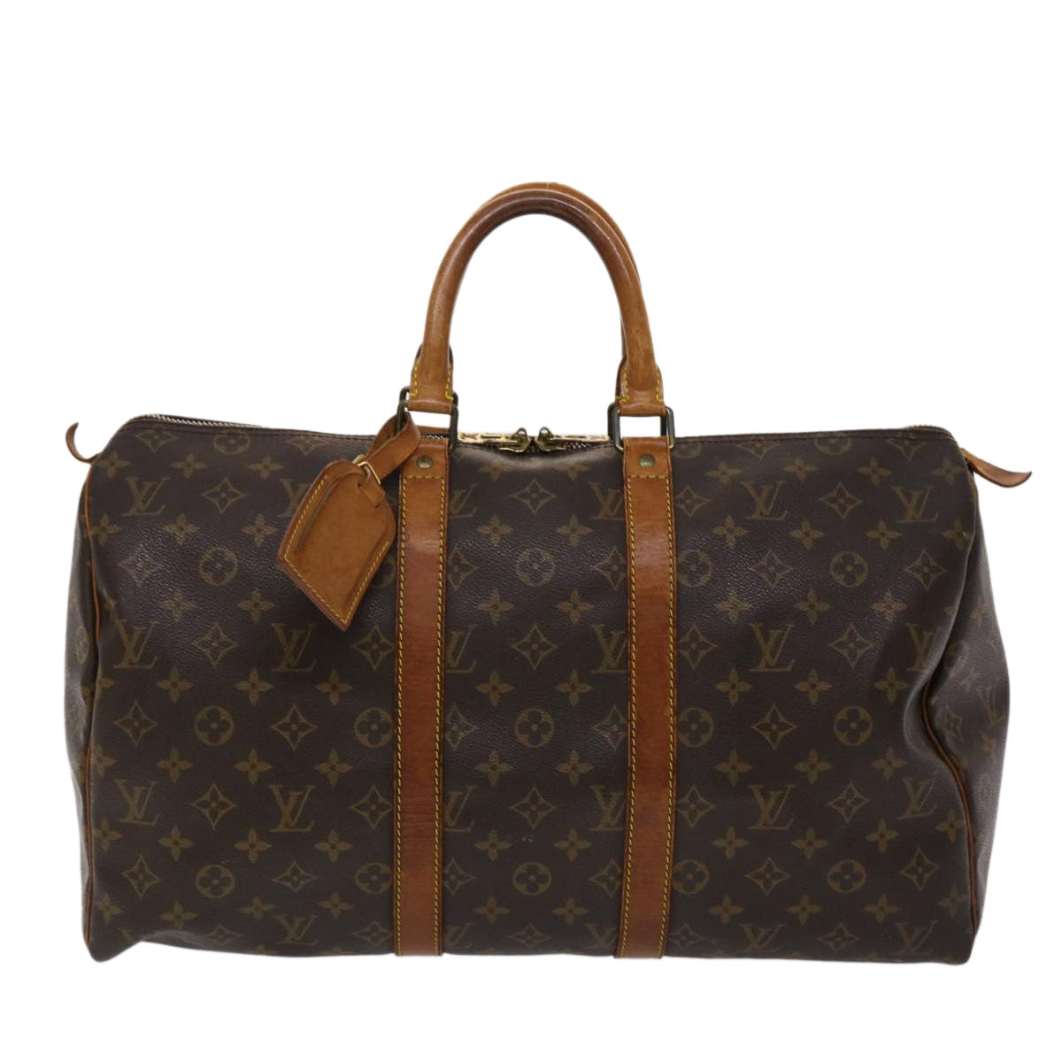 LOUIS VUITTON Monogram Keepall 45 Boston Bag M41428 LV 46550