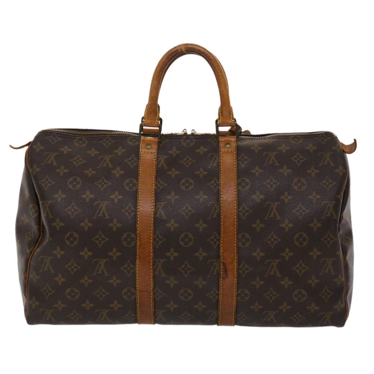 LOUIS VUITTON Monogram Keepall 45 Boston Bag M41428 LV 46550