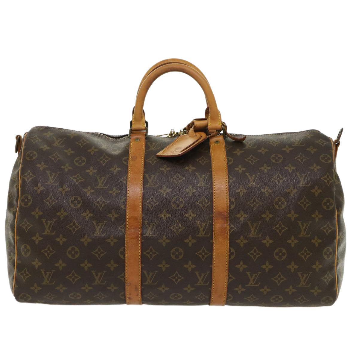 LOUIS VUITTON Monogram Keepall Bandouliere 50 Boston Bag M41416 LV 46551