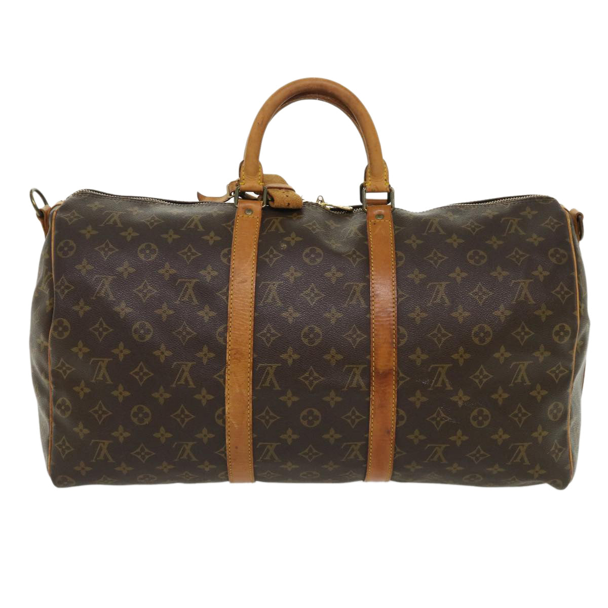 LOUIS VUITTON Monogram Keepall Bandouliere 50 Boston Bag M41416 LV 46551