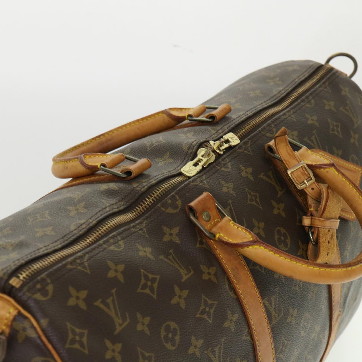 LOUIS VUITTON Monogram Keepall Bandouliere 50 Boston Bag M41416 LV 46551