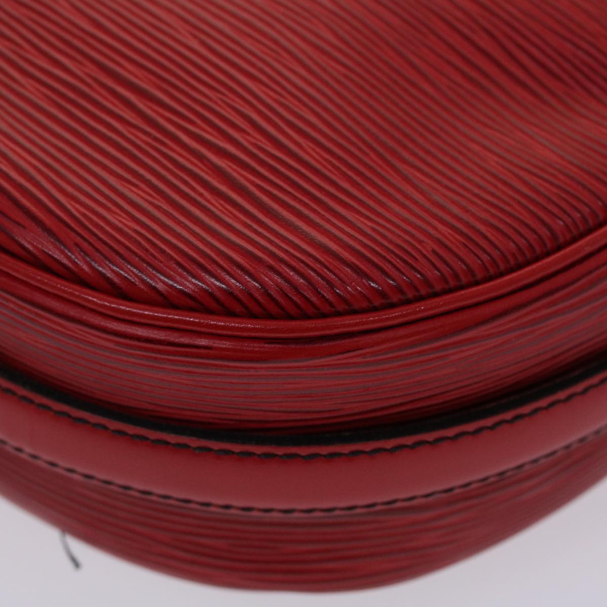 LOUIS VUITTON Epi June Feuille Shoulder Bag Red M52157 LV 46554