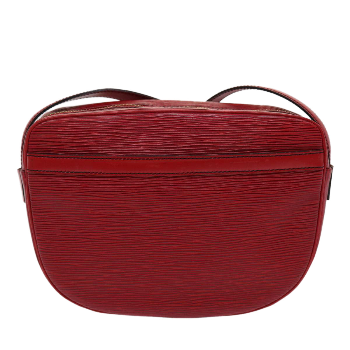LOUIS VUITTON Epi June Feuille Shoulder Bag Red M52157 LV 46554