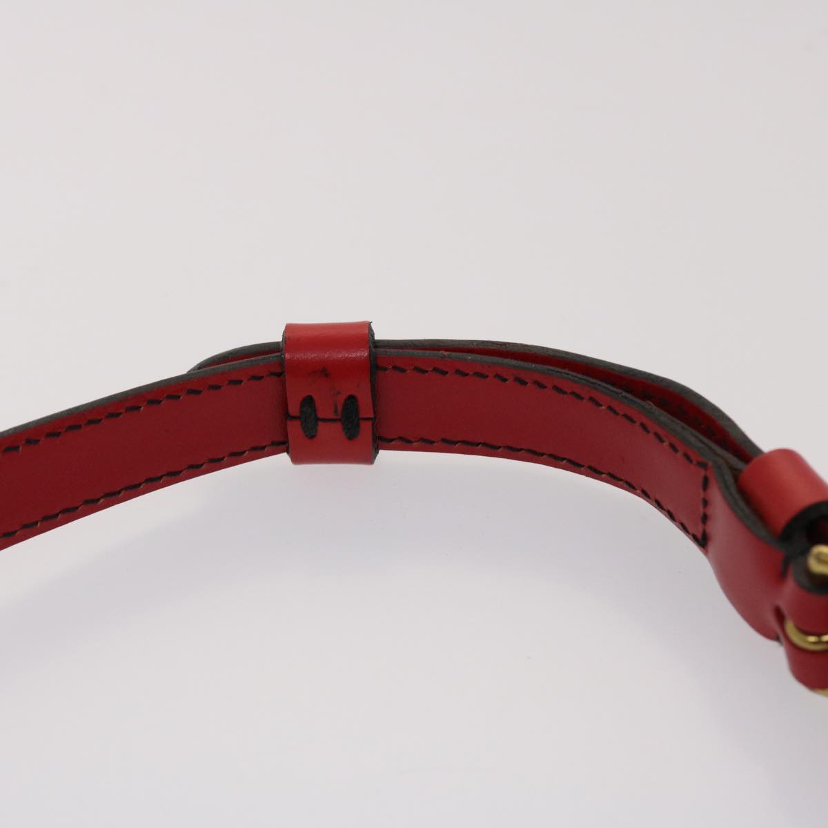LOUIS VUITTON Epi June Feuille Shoulder Bag Red M52157 LV 46554