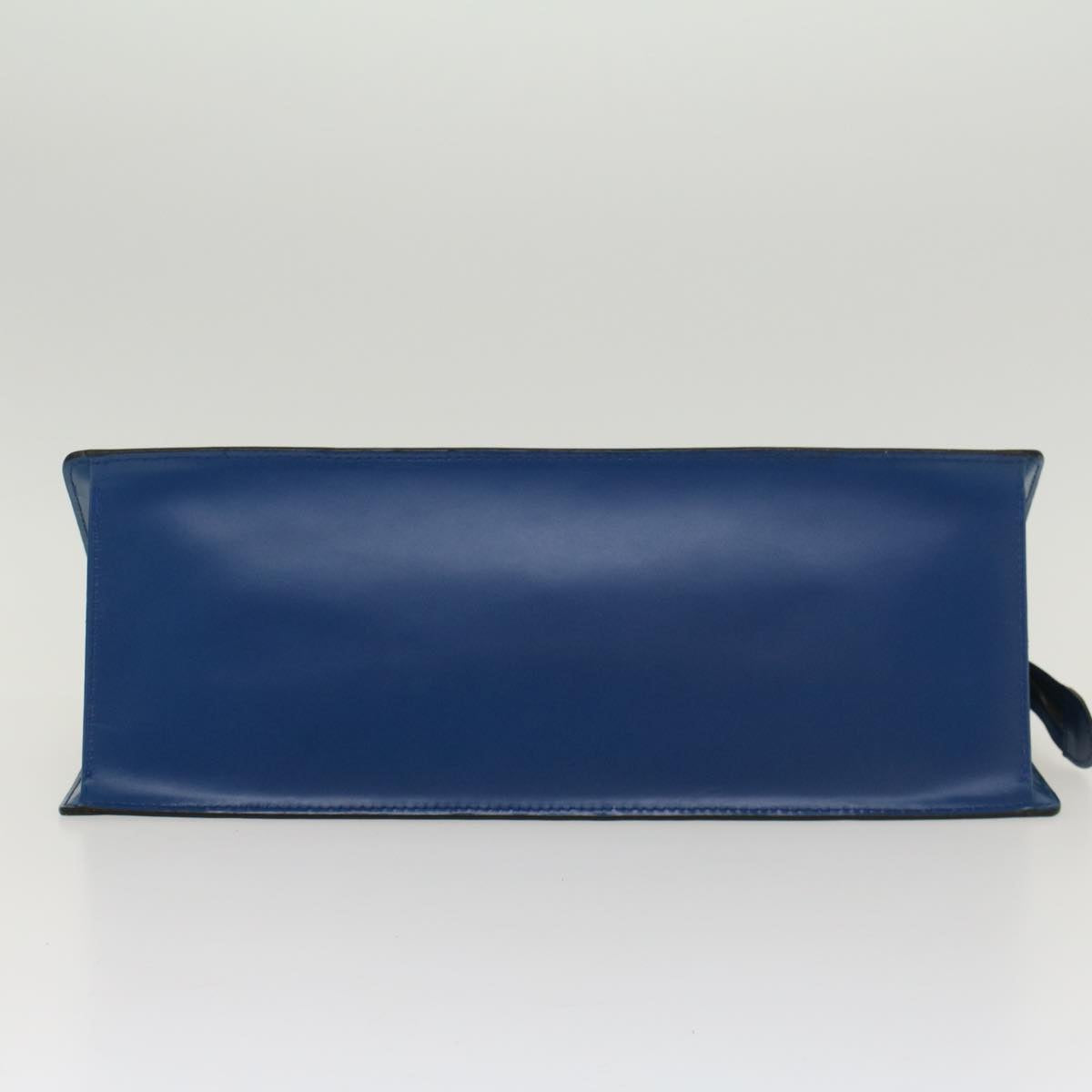 LOUIS VUITTON Epi Sac Triangle Hand Bag Blue M52095 LV 46557