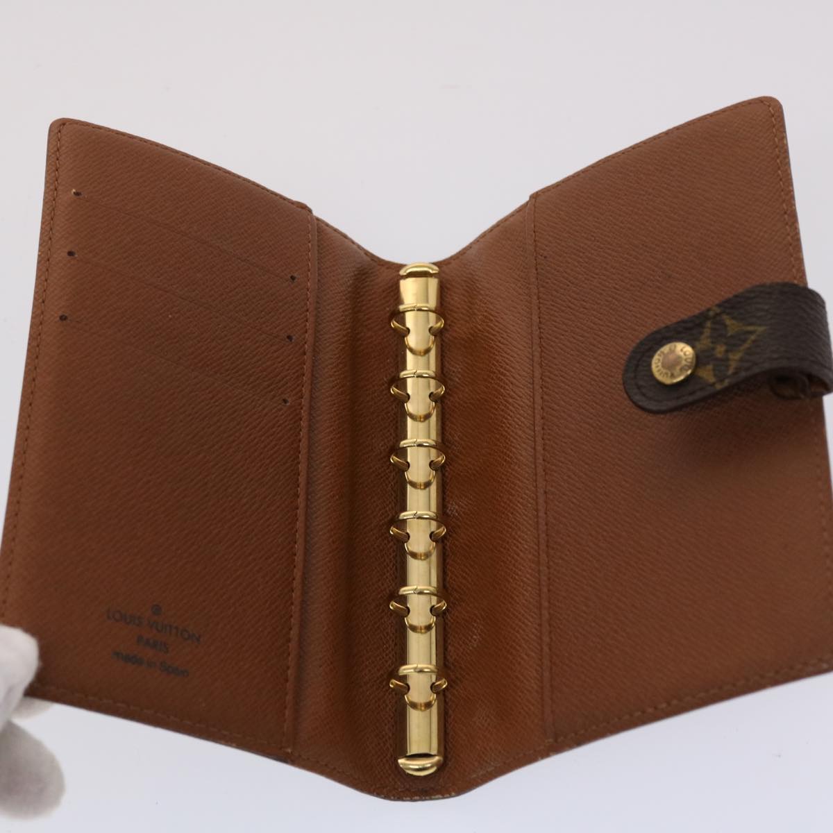 LOUIS VUITTON Monogram Agenda PM Day Planner Cover R20005 LV 46567