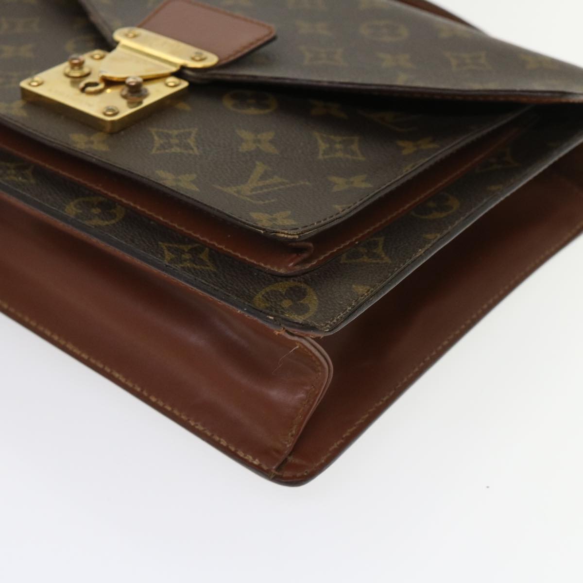 LOUIS VUITTON Monogram Monceau Hand Bag 2way M51185 LV 46570