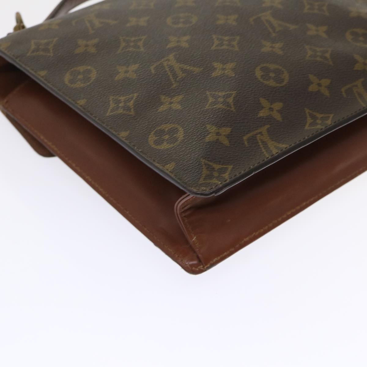 LOUIS VUITTON Monogram Monceau Hand Bag 2way M51185 LV 46570
