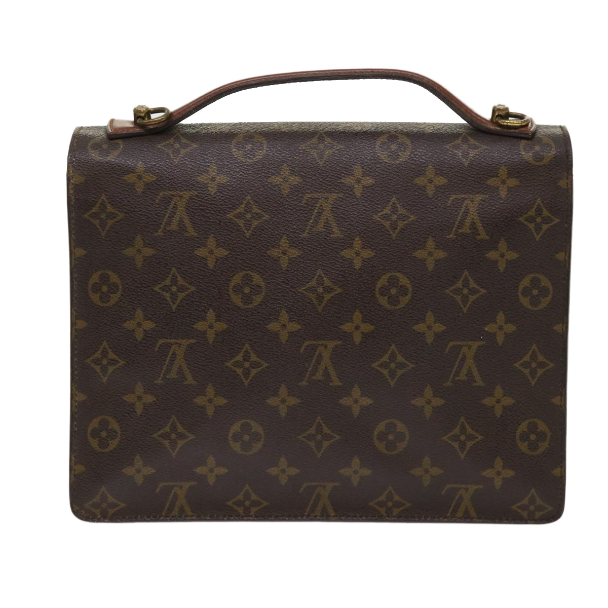 LOUIS VUITTON Monogram Monceau Hand Bag 2way M51185 LV 46570