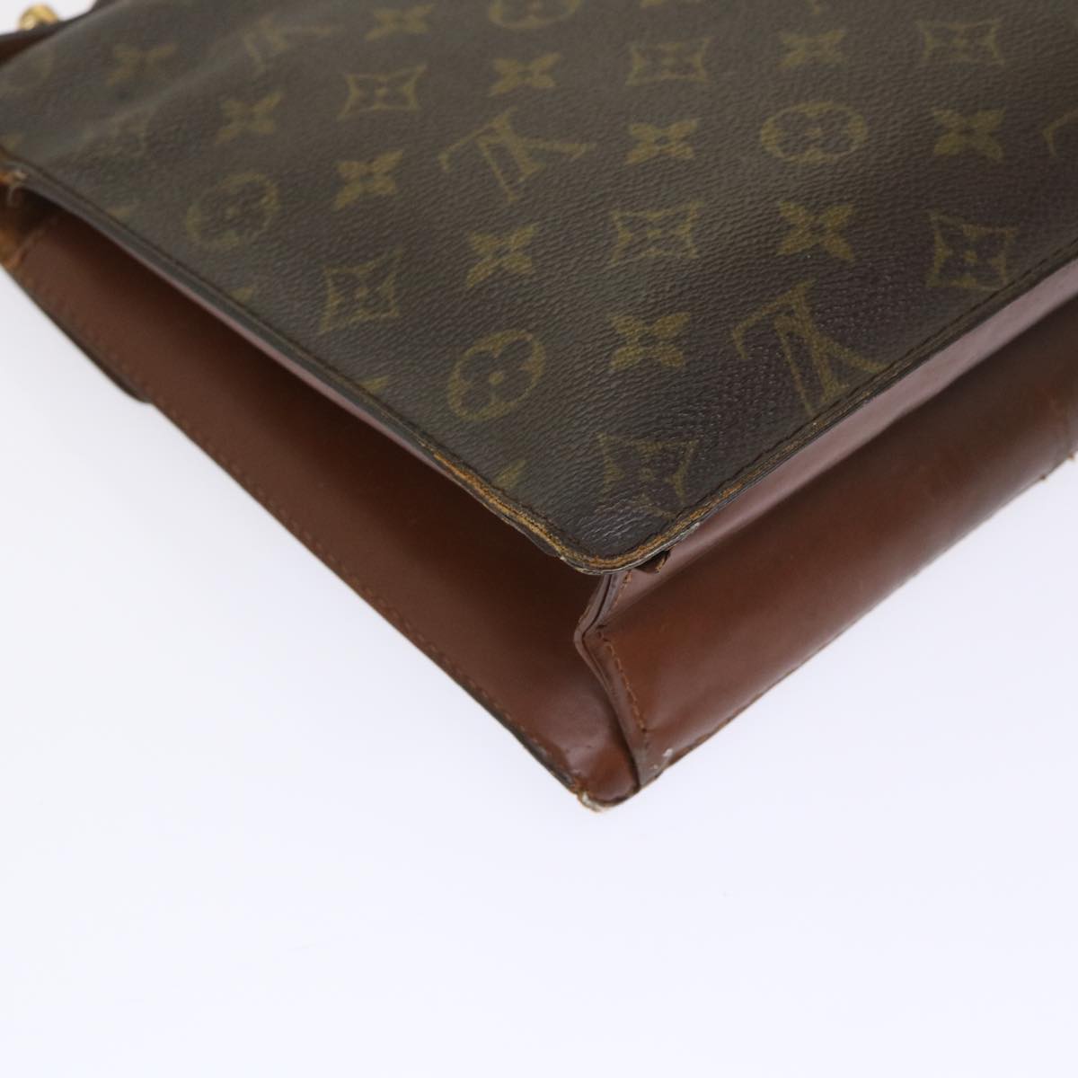 LOUIS VUITTON Monogram Monceau Hand Bag M51185 LV 46572