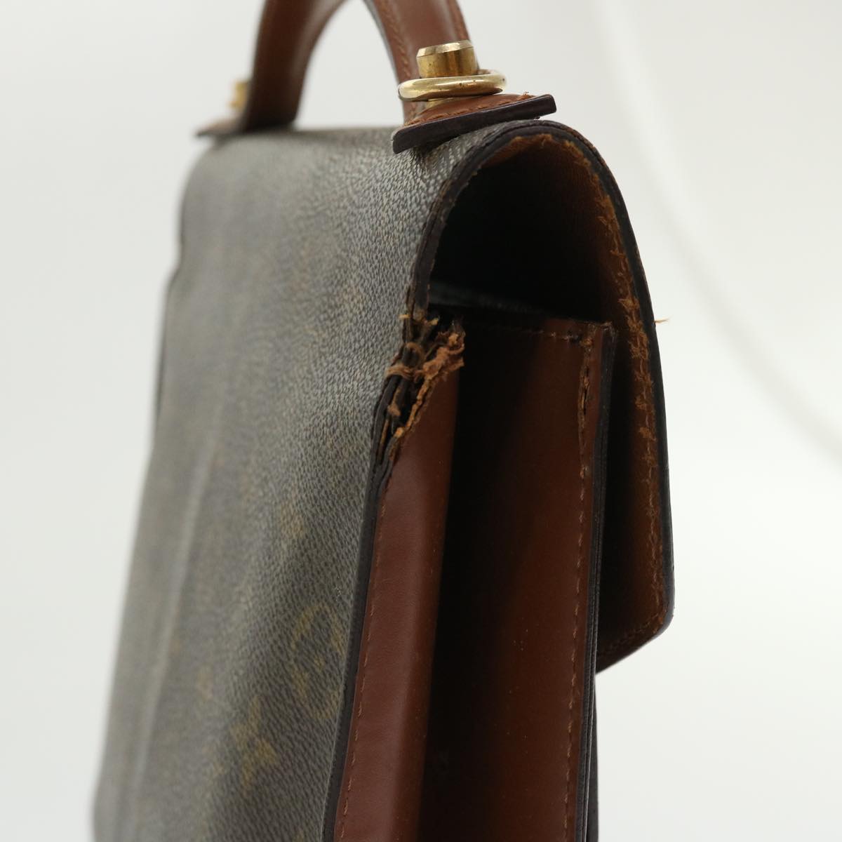 LOUIS VUITTON Monogram Monceau Hand Bag M51185 LV 46572