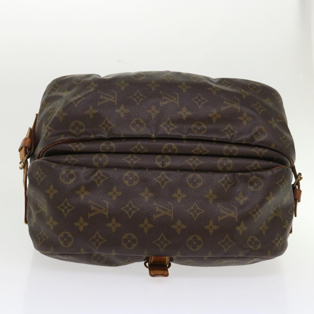 LOUIS VUITTON Monogram Saumur 35 Shoulder Bag M42254 LV 46574