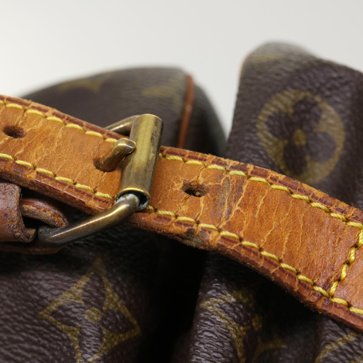 LOUIS VUITTON Monogram Saumur 35 Shoulder Bag M42254 LV 46574