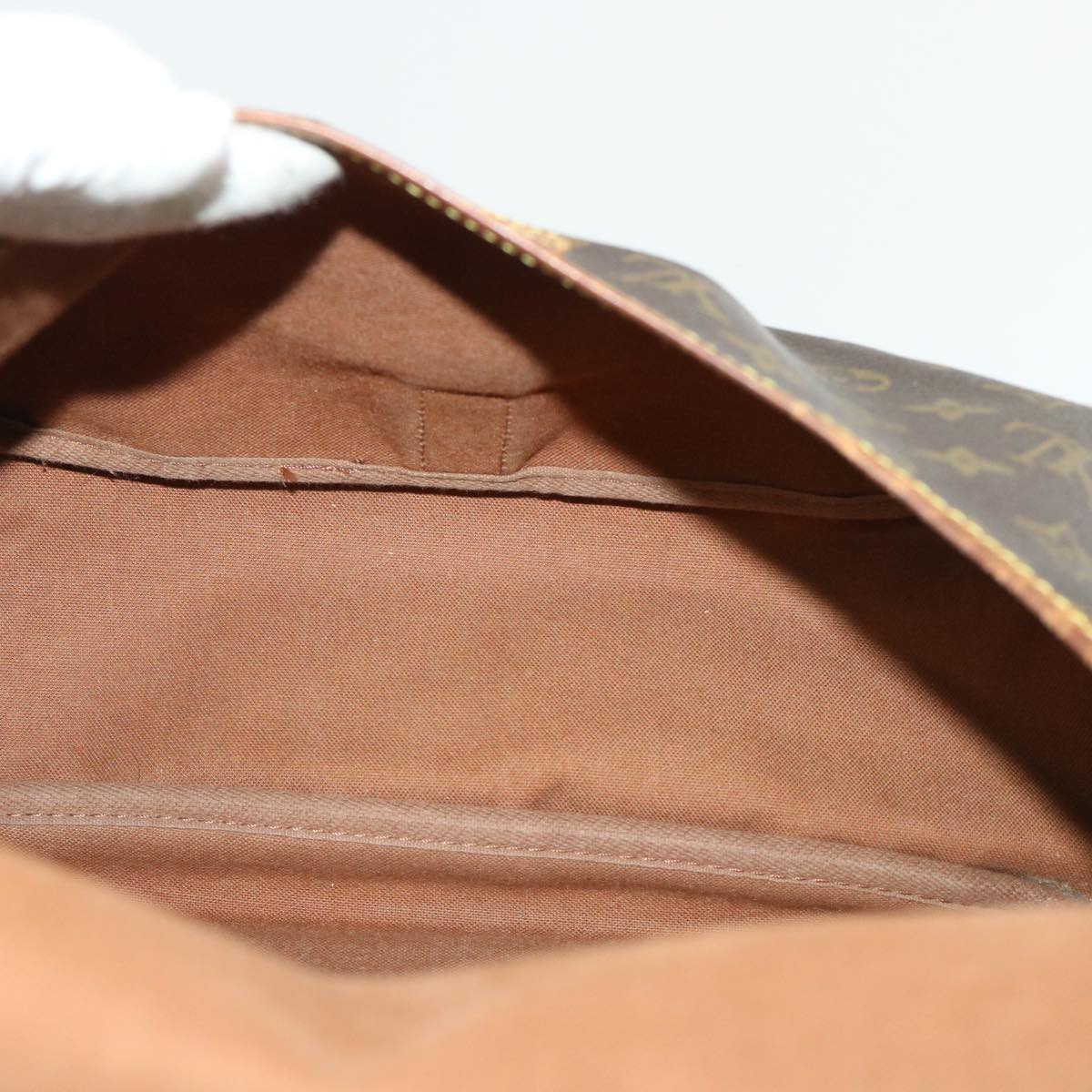 LOUIS VUITTON Monogram Saumur 35 Shoulder Bag M42254 LV 46574