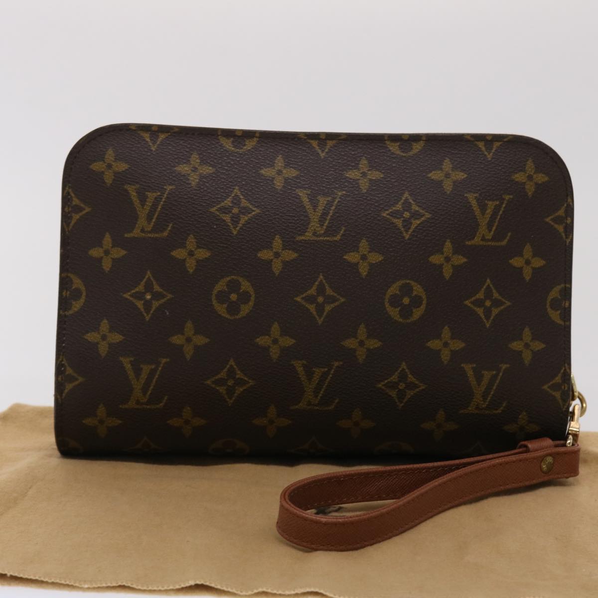 LOUIS VUITTON Monogram Orsay Clutch Bag M51790 LV 46576