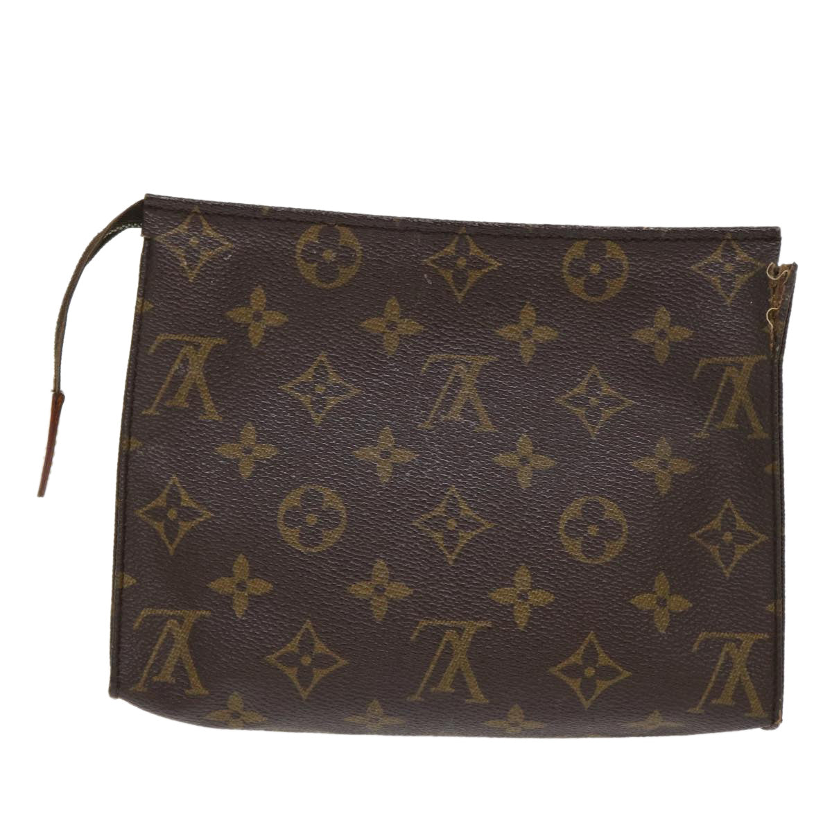 LOUIS VUITTON Monogram Poche Toilette 19 Pouch M47544 LV 46581