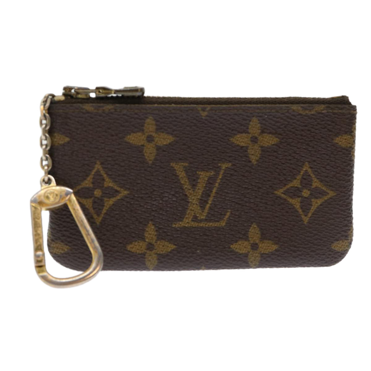 LOUIS VUITTON Monogram Pochette Cles Coin Purse M62650 LV 46586