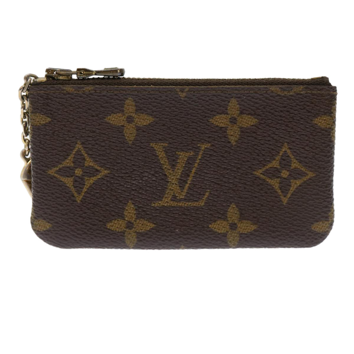 LOUIS VUITTON Monogram Pochette Cles Coin Purse M62650 LV 46586