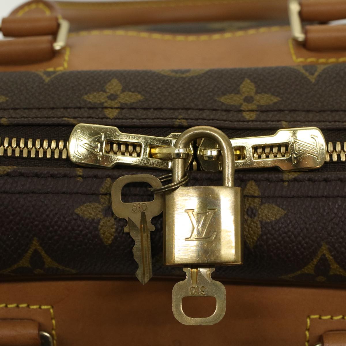 LOUIS VUITTON Monogram Deauville Hand Bag M47270 LV 46589