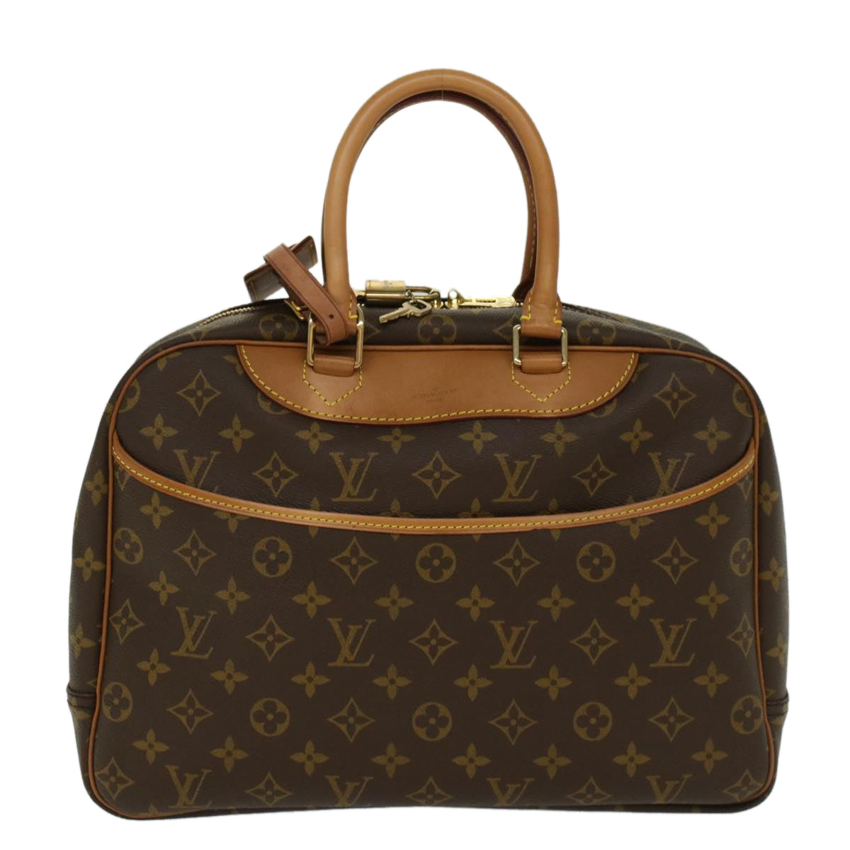 LOUIS VUITTON Monogram Deauville Hand Bag M47270 LV 46589