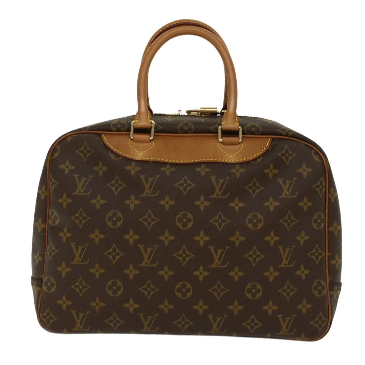LOUIS VUITTON Monogram Deauville Hand Bag M47270 LV 46589
