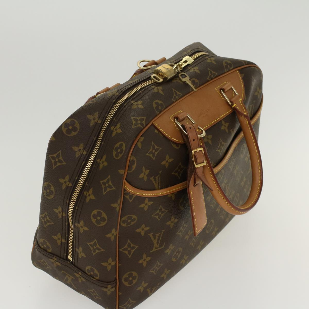 LOUIS VUITTON Monogram Deauville Hand Bag M47270 LV 46589