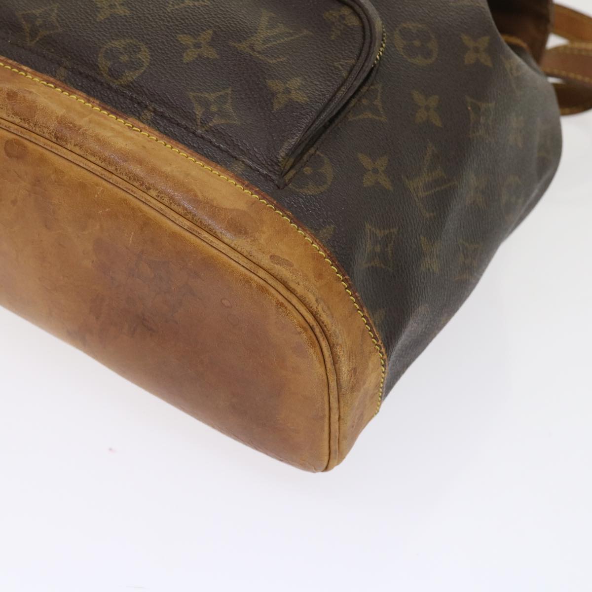LOUIS VUITTON Monogram Montsouris MM Backpack M51136 LV 46594