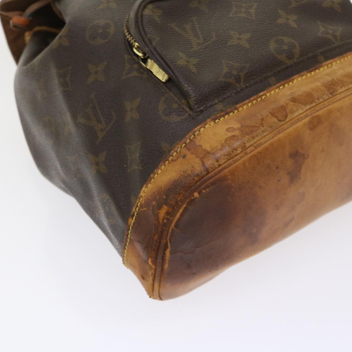 LOUIS VUITTON Monogram Montsouris MM Backpack M51136 LV 46594