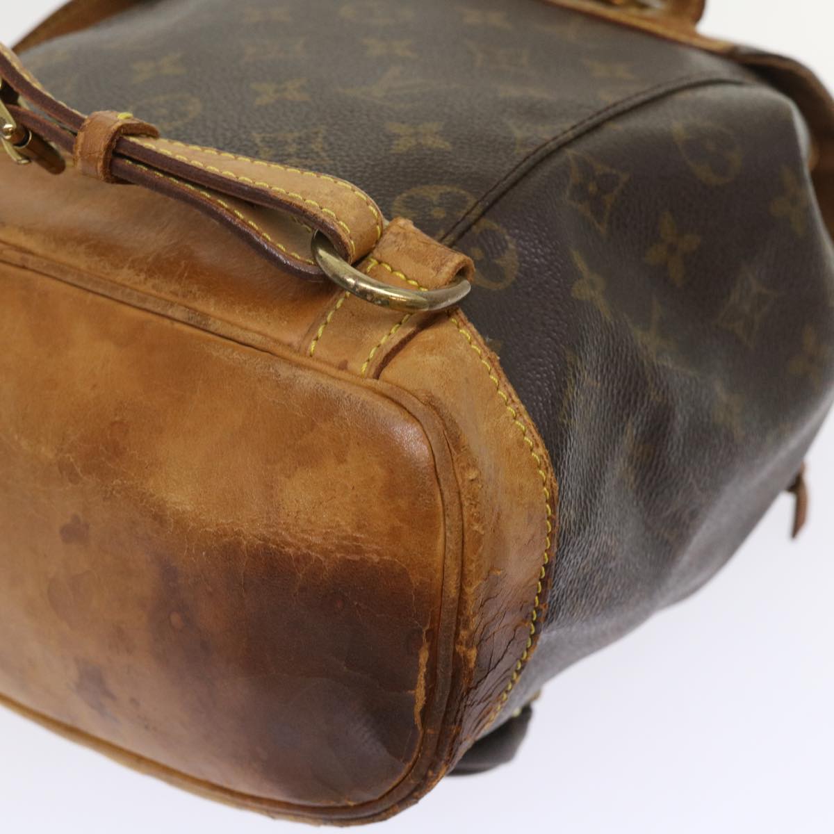 LOUIS VUITTON Monogram Montsouris MM Backpack M51136 LV 46594