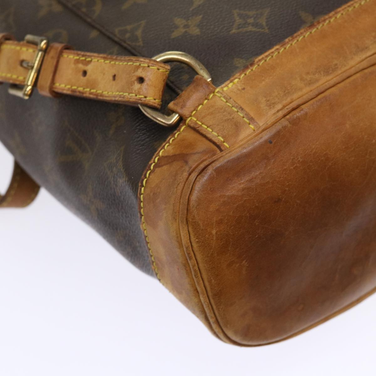 LOUIS VUITTON Monogram Montsouris MM Backpack M51136 LV 46594