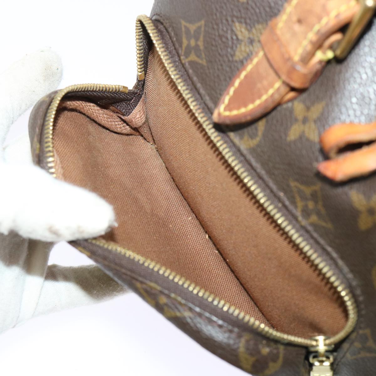 LOUIS VUITTON Monogram Montsouris MM Backpack M51136 LV 46594