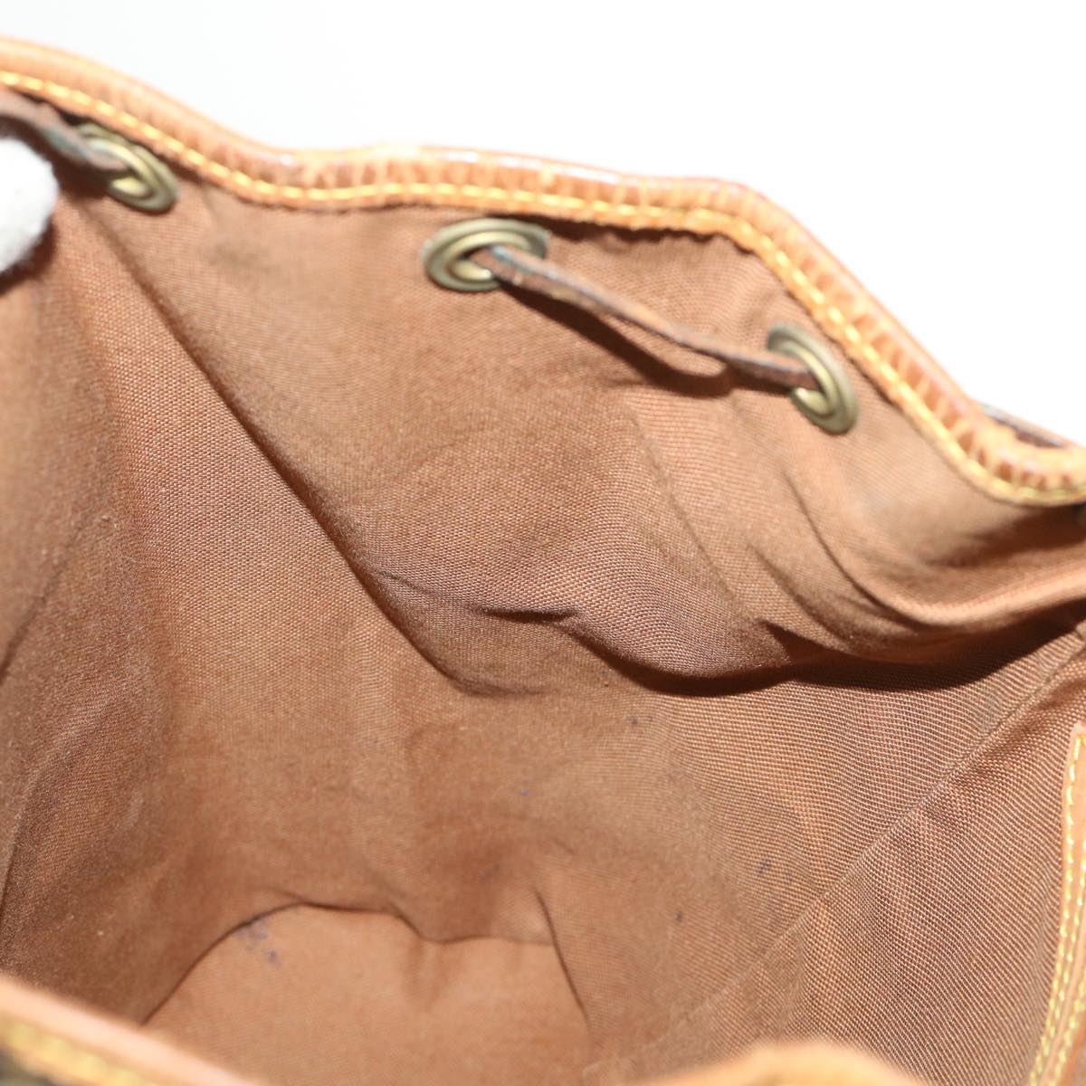 LOUIS VUITTON Monogram Montsouris MM Backpack M51136 LV 46594