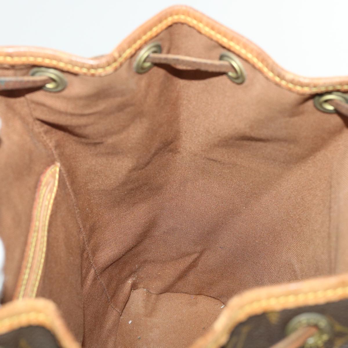 LOUIS VUITTON Monogram Montsouris MM Backpack M51136 LV 46594