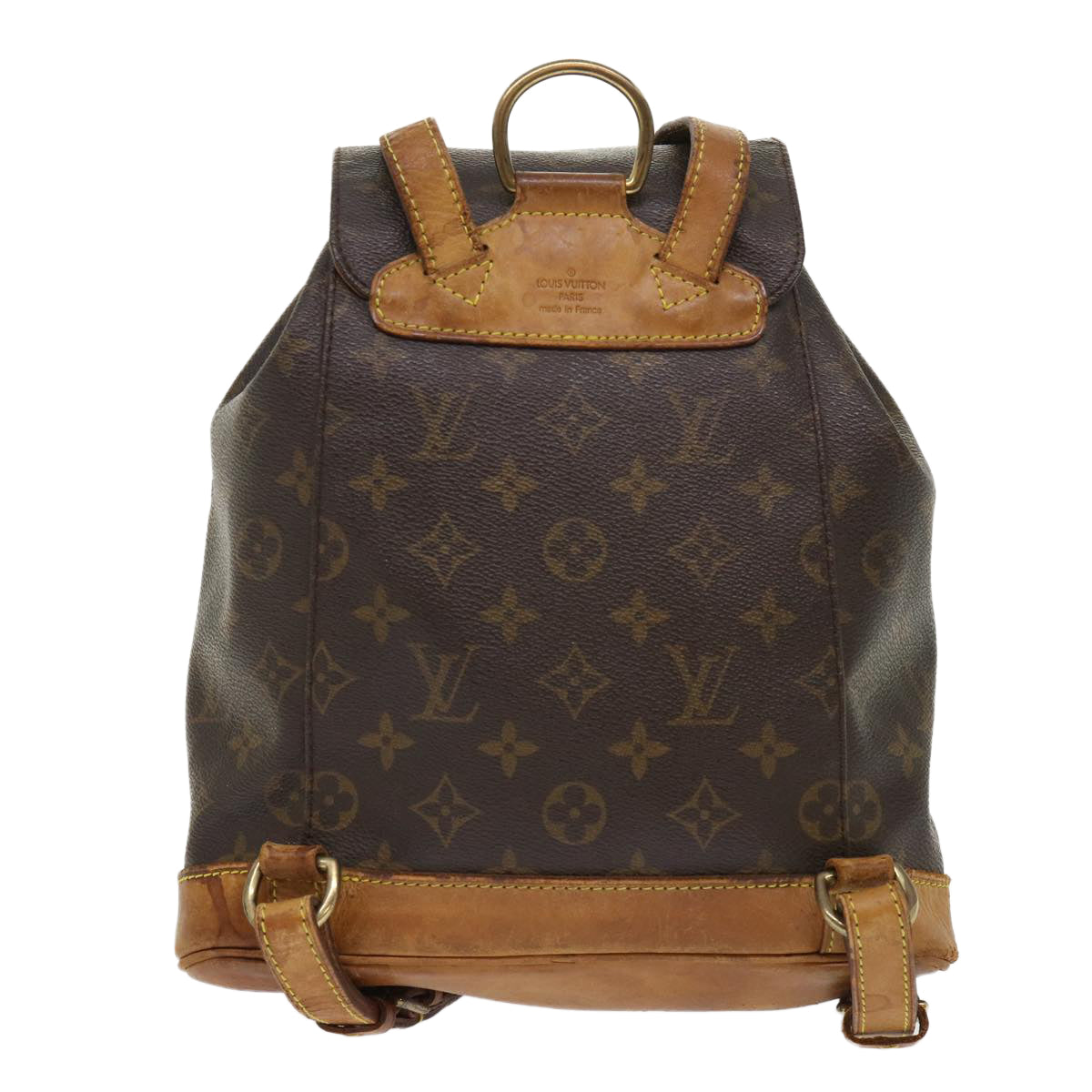 LOUIS VUITTON Monogram Montsouris MM Backpack M51136 LV 46594