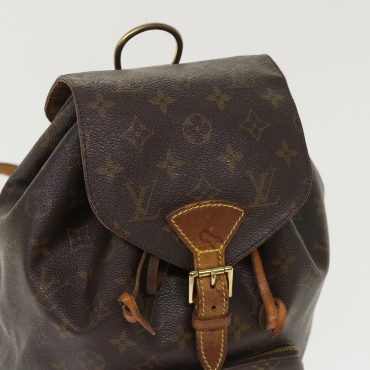 LOUIS VUITTON Monogram Montsouris MM Backpack M51136 LV 46594