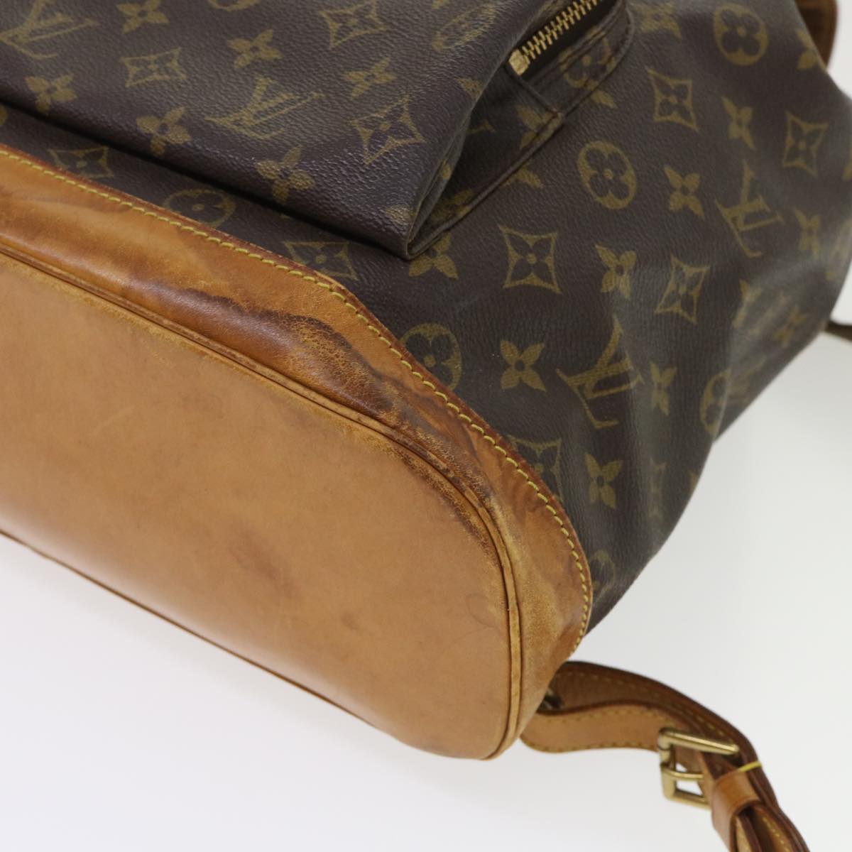 LOUIS VUITTON Monogram Montsouris GM Backpack M51135 LV 46595