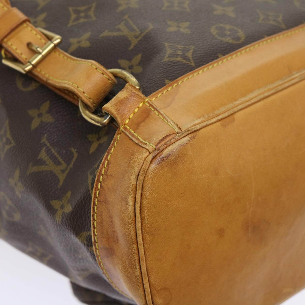 LOUIS VUITTON Monogram Montsouris GM Backpack M51135 LV 46595