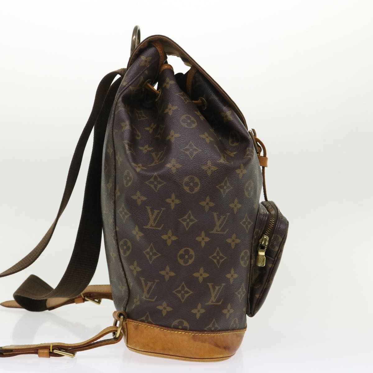 LOUIS VUITTON Monogram Montsouris GM Backpack M51135 LV 46595