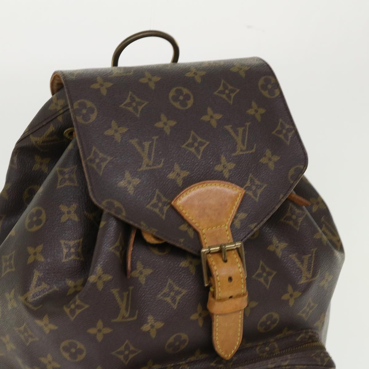LOUIS VUITTON Monogram Montsouris GM Backpack M51135 LV 46595