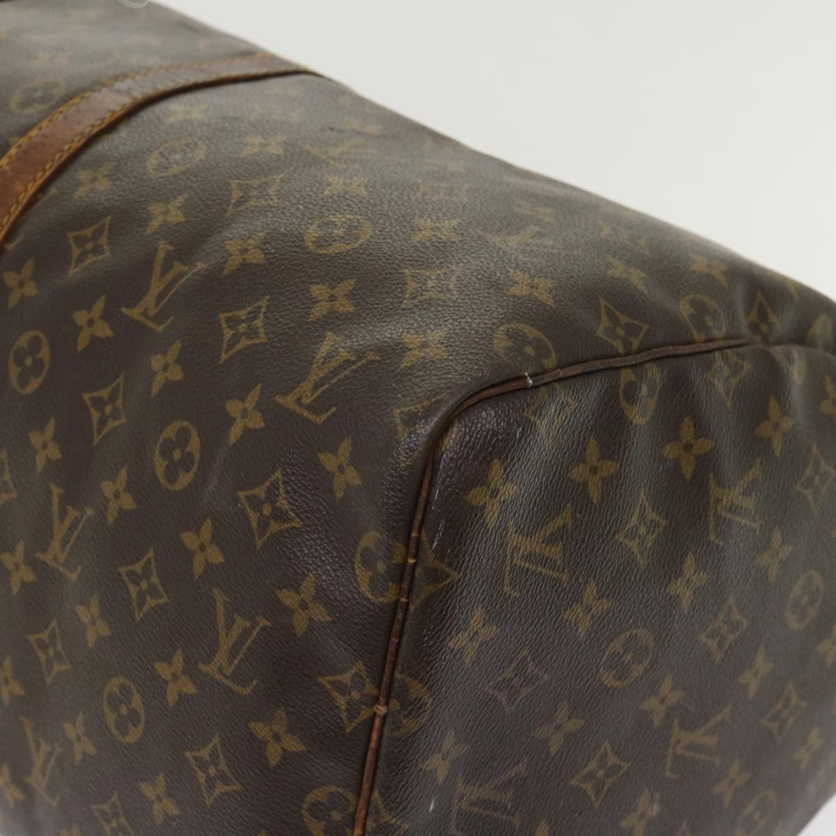LOUIS VUITTON Monogram Keepall 55 Boston Bag M41424 LV 46597